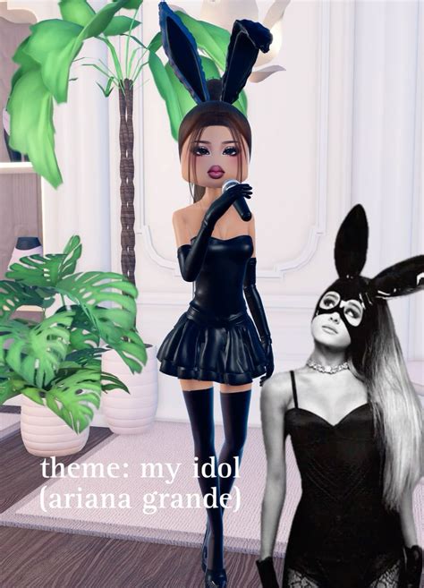 theme: my idol (ariana grande) no vip dress to impress | Idee di moda ...