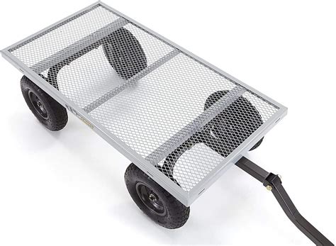 Buy Gorilla Carts GOR1001-COM Heavy-Duty Steel Utility Cart with Removable Sides, 1000-lbs ...