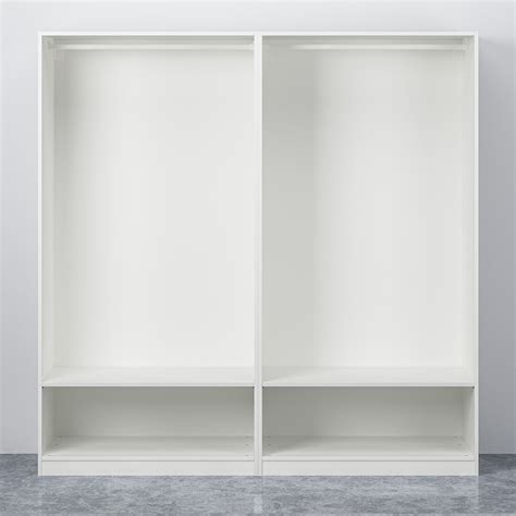 PAX / FORSAND wardrobe, white/white, 200x60x201 cm (783/4x235/8x791/4 ...