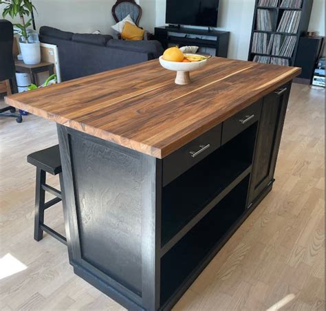 Kitchen Island Butcher Block Kitchen Island With Seating | Etsy