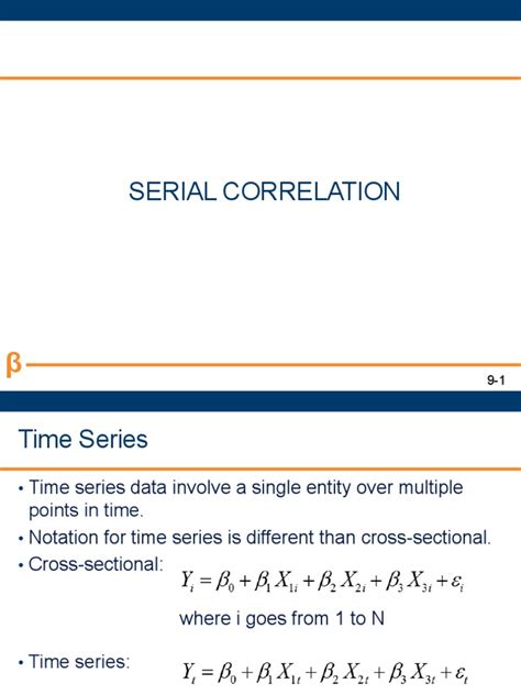 Serial Correlation in Model 的图像结果