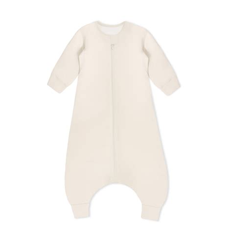 Camel Wool Warm Long Sleeve Sleep Sack With Feet 2.5 TOG - Cream ...