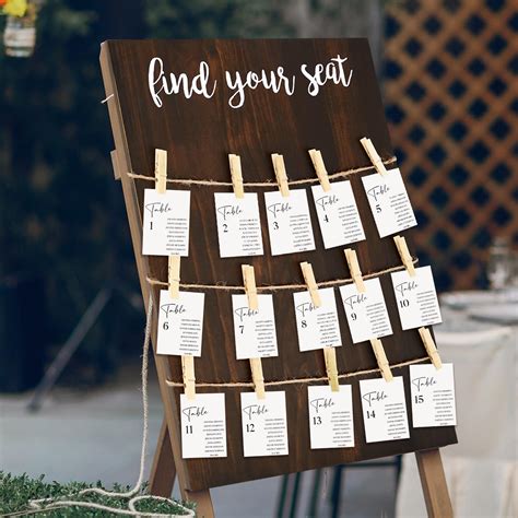 Wedding reception seating chart ideas 60 photos - Astyledwedding.com