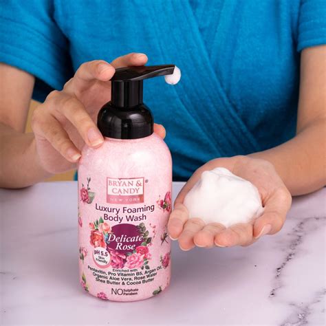 Buy Rose Foaming Body Wash Online | Bryan and Candy – BRYAN & CANDY