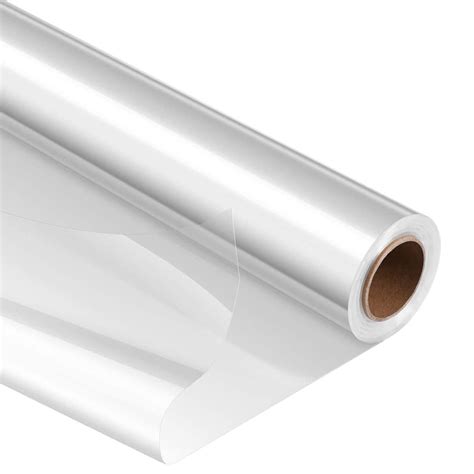 Clear Cellophane Wrapping Paper, 70cm x 100m, Transparent - Office One LLC