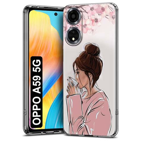 Fashionury Soft Mobile Back Cover for Oppo A59 5G (Silicone_Multicolor ...