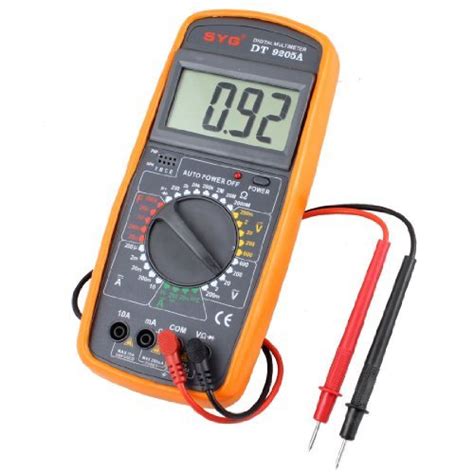 Alcoa PrimeAC DC Voltmeter Ohmmeter LCD Display Digital Multimeter w 2 ...