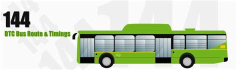 "144" (DTC) Delhi City Bus Route & Timings, DTC 144 Route Map, First ...
