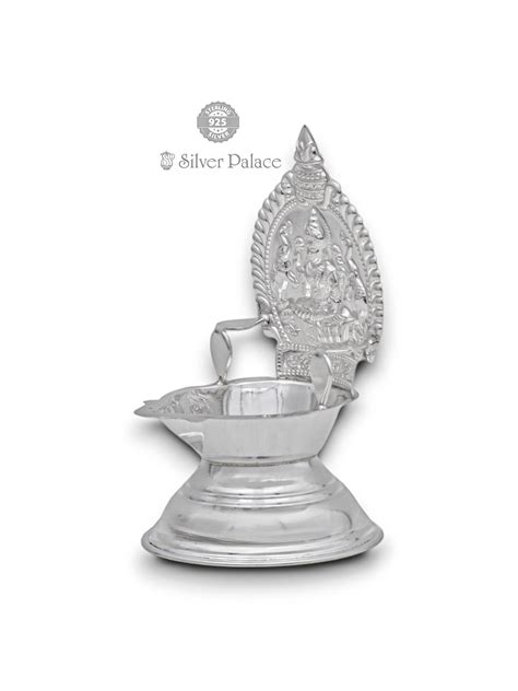 Pure Silver Kamakshi Deepam For Wedding Gift - Silver Palace