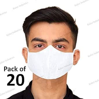 Kuber Industries 100% Cotton 2-Layer Reusable Anti Pollution Mask (Pack ...