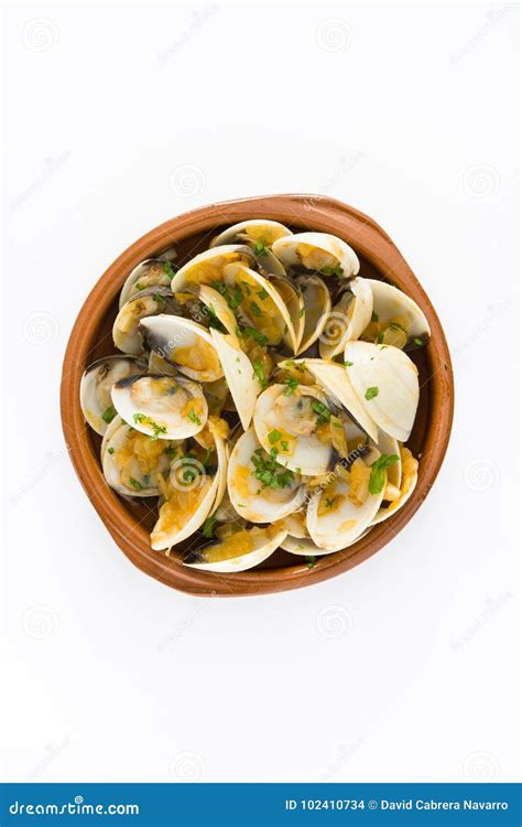 Clams with Marinera Sauce.Almejas a La Marinera. Spanish Recipe ...
