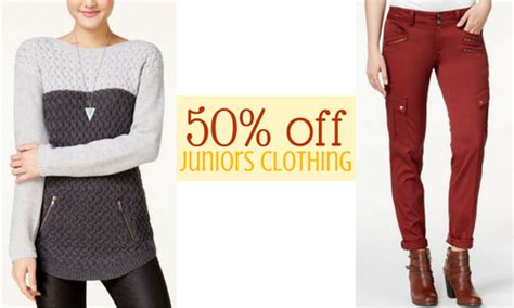 Macy's Sale | 50% off Juniors Clothing :: Southern Savers