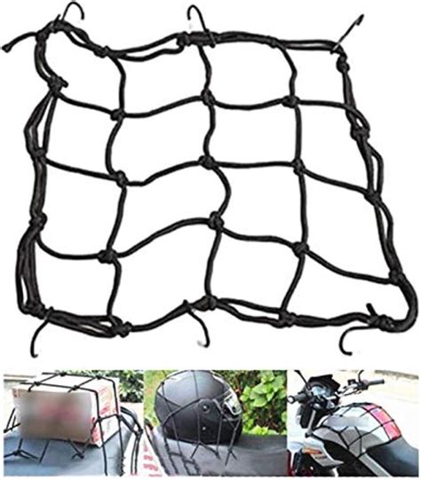 Sarte Motorcycle Bike Helmet 6 Holder Hooks Net Jali Bungee Luggage ...