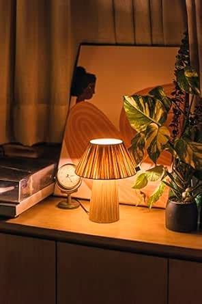 Buy STARLINK CREATION Raffia Japandi Lamp | Handwoven Table Light with ...