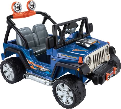 Power Wheels Hot Wheels Jeep Wrangler 12V Ride On Vehicle - Walmart.com