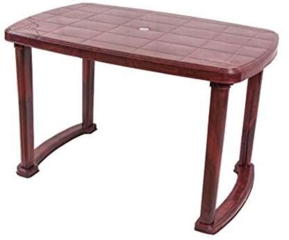 Nilkamal Plastic 4 Seater Dining Table Price in India - Buy Nilkamal ...