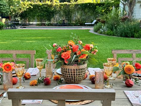 Patio Table Decor Ideas