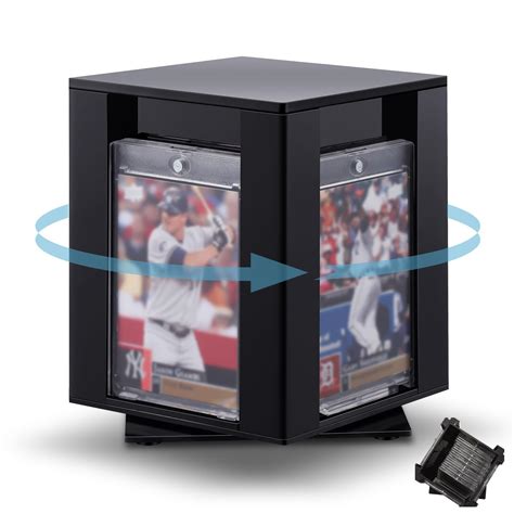 Amazon.com: Teenyyou Acrylic Rotating Trading Card Display Case Graded ...