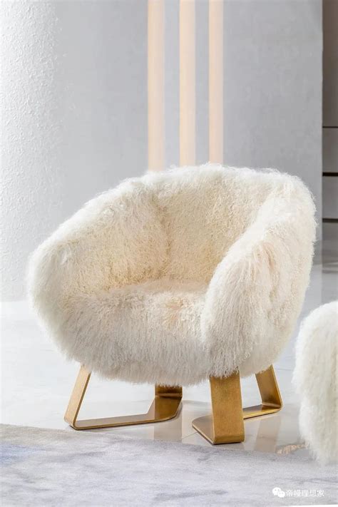 柏胜 类羊羔毛休闲椅 单椅（BSNX021） - 丽维家官方商城