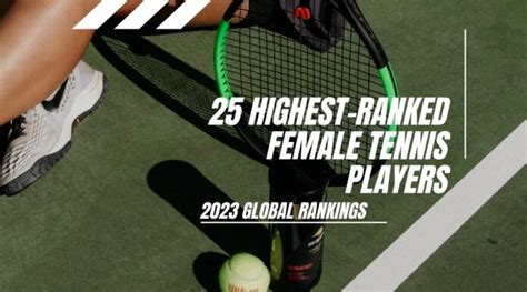 2024 Global Rankings: 25 Highest-Ranked Female Tennis Players