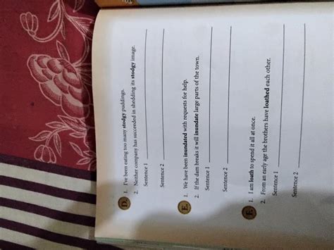 Vocabulary 3 Sit in pairs. One of you will have the book. The first ...