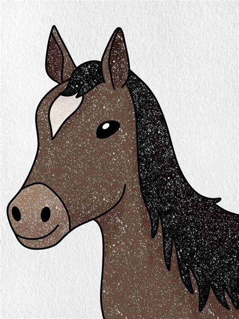 How To Draw A Horse Head Step By Step For Kids - Infoupdate.org