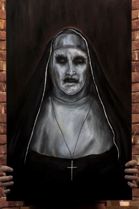 Original Painting replica Print Versionthe Nun Valak - Etsy