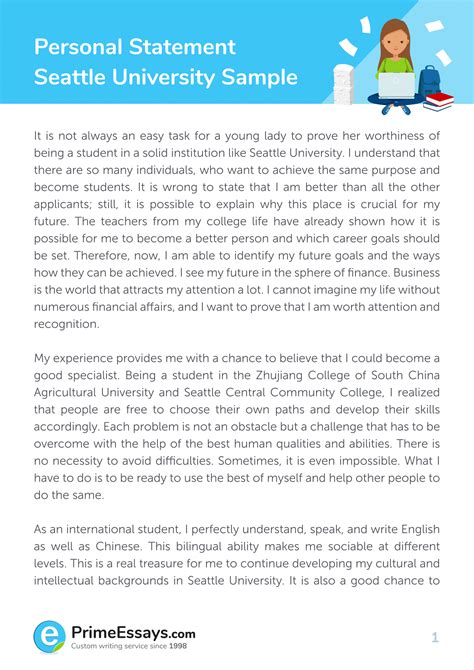 Image result for Sample Personal Statement Examples