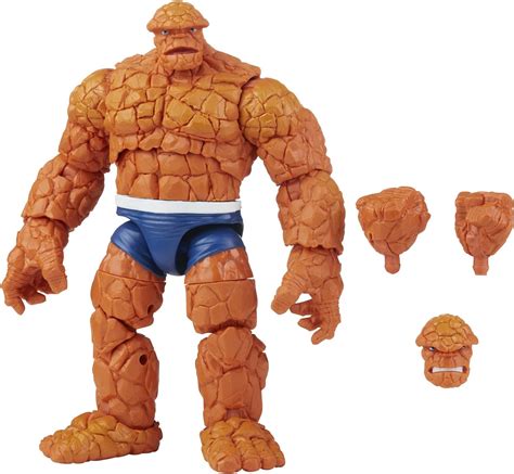 Amazon.com: Marvel Hasbro Legends Series Retro Fantastic Four Thing 6 ...
