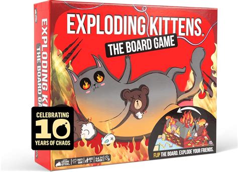 Amazon.com: Exploding Kittens: The Board Game - The Action Packed Party ...