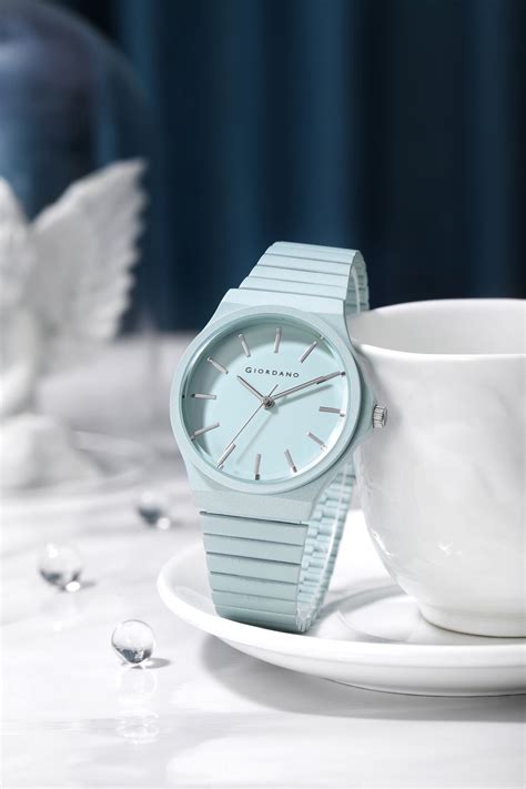 Giordano Analog Quartz Watch for Men – Round Dial with Rotating Bezel ...