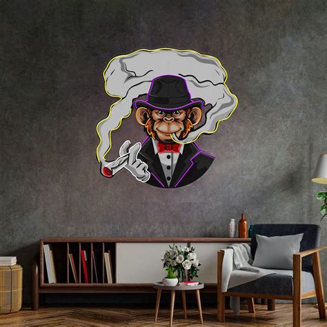 Boss Monkey LED Neon Sign Light Pop Art – acrylicsheetsindia