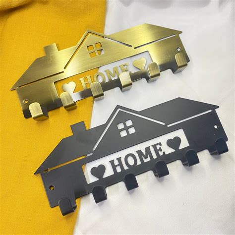 Sweet Home Wall Mounted Metal Key Holders/Hangers Hooks By DH ...