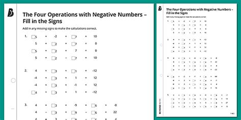 Image result for Negative Number Operations