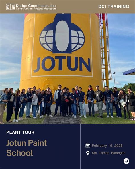 #dcilearning #planttour #jotunpaints #buildingexcellence | Design ...