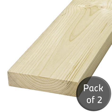 8x2 Inch Treated Timber (C16) 47x200mm (L)1500mm 2Pack