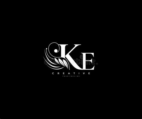 KE letter logo stock vector. Illustration of geometric - 181319440