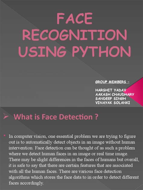 How to Make a Face Recognition in Python 的图像结果