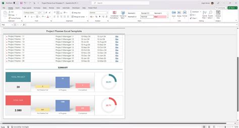Tutorial Excel Project Planner 的图像结果