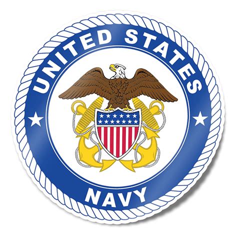 US Navy Emblem Logo Sticker Vinyl Decal Laptop Water Bottle Car ...