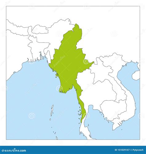 Neighbors Of Myanmar