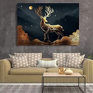 VASL™ Studio Framed Canvas Painting/Premium Artwork for Home Decor ...