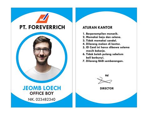 Premium Vector | Abstract id card style