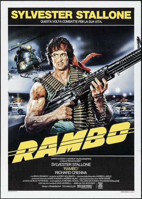 First Blood (Rambo) - Sylvester Stallone - Hollywood Action Movie ...