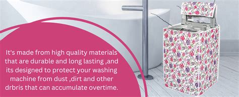 Classic Top Load Washing Machine Cover Suitable For Lg 8 Kg, 8.5 Kg, 9 ...