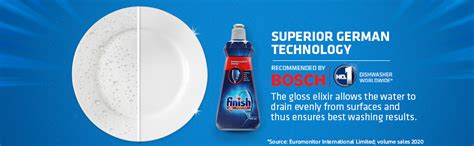 Finish Dishwasher Rinse Aid, Shine & Dry - 400 ml (Pack of 2) : Amazon ...