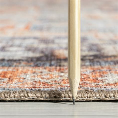 Tayse Parker 5 X 7 (ft) Blue Indoor Area Rug PRK1107 5X7 at Lowes.com