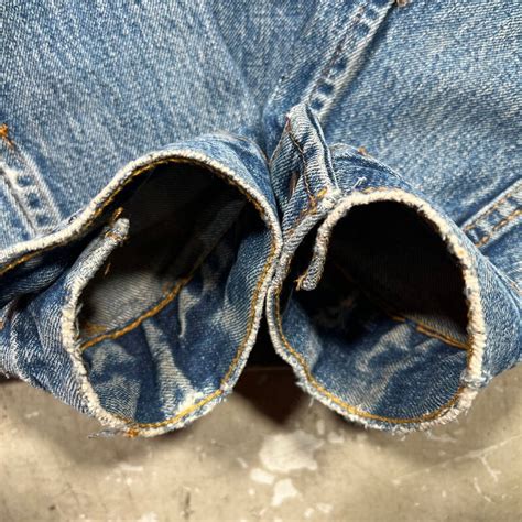 60's~ LEVI'S リーバイス 70505-0217 デニムジャケット Big E 均等V トラッカージャケット 4th レインボー ...
