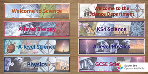 Secondary Science Open Evening Display Banners | Beyond