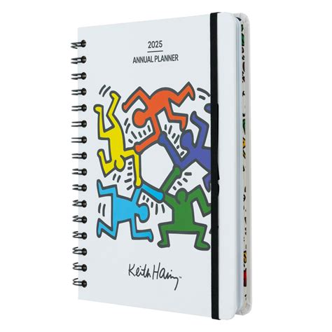 Grupo Erik 2025 A5 Week To View Diary Keith Haring | Desertcart INDIA